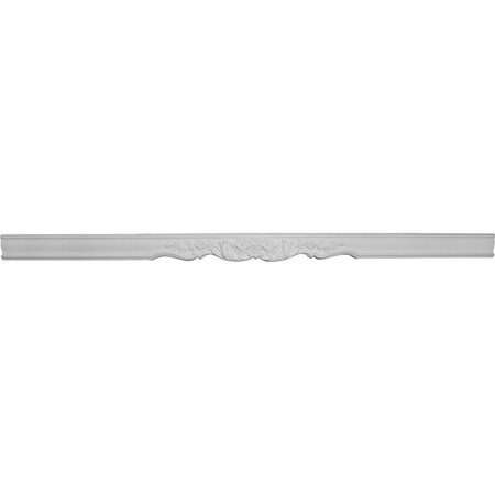 Ekena Millwork 5 1/4"H x 1 3/8"P x 94 1/2"L Bradford Flower Casing Facia CAS05X01BR